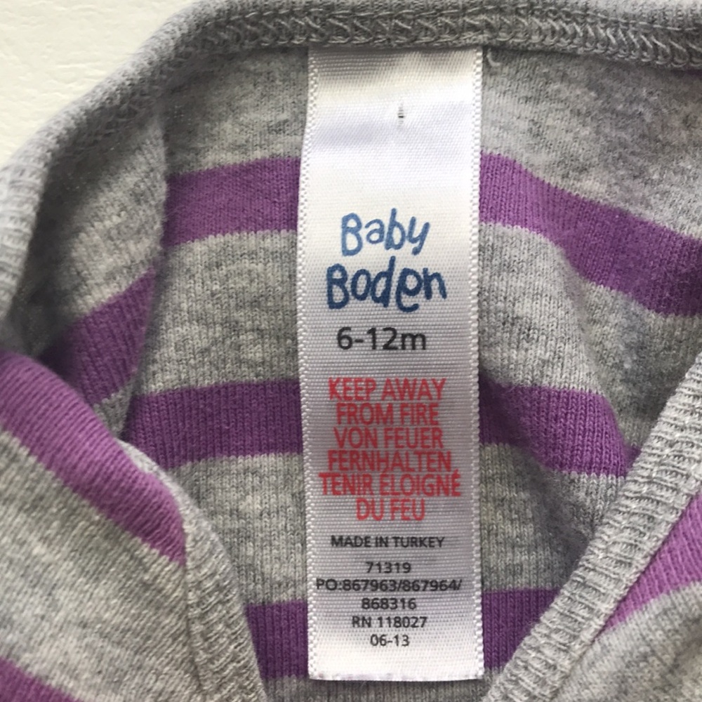 Baby Boden Onesie (size 6-12m) - Picture 2 of 2